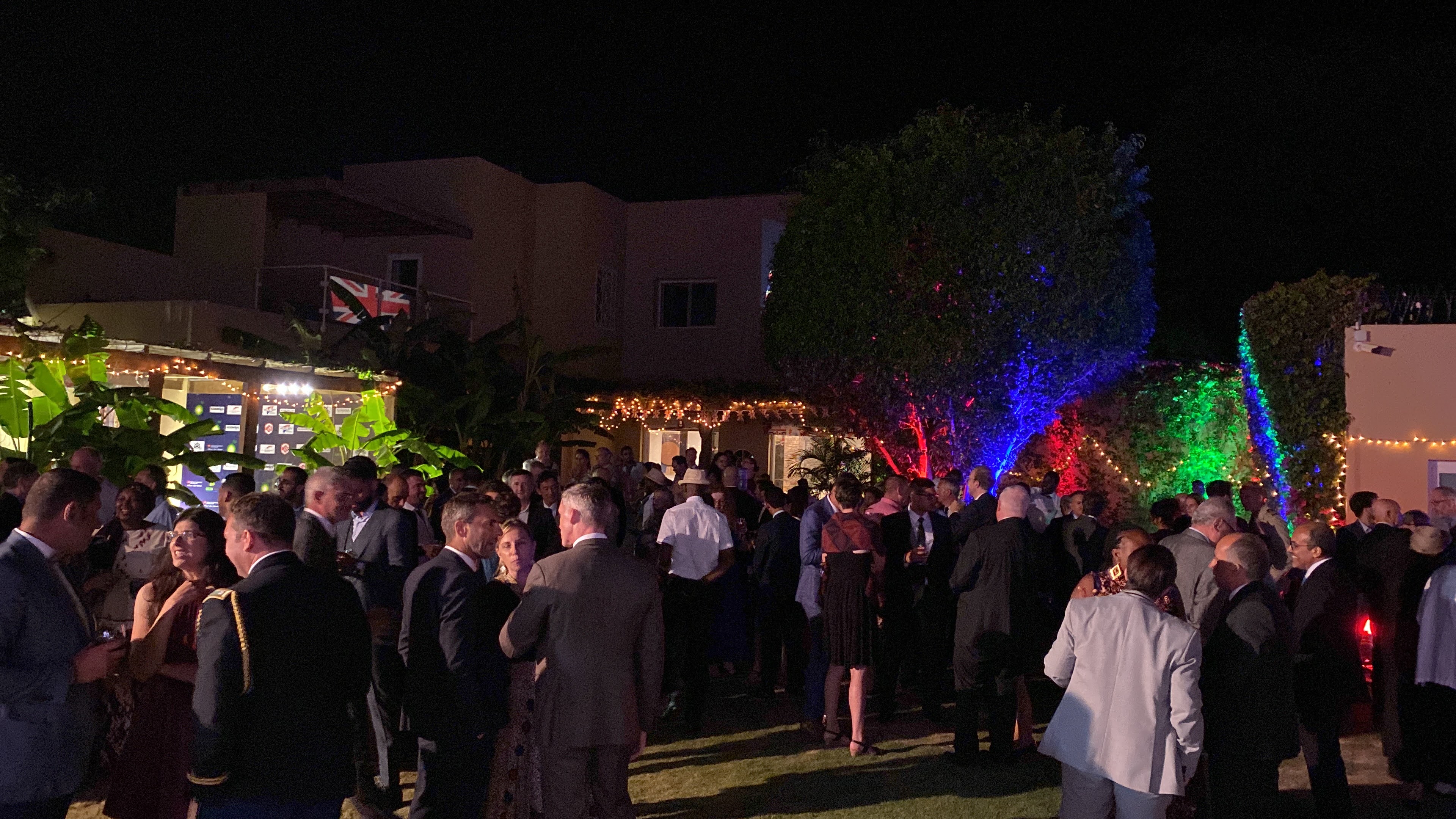 British Embassy reception, Nouakchott